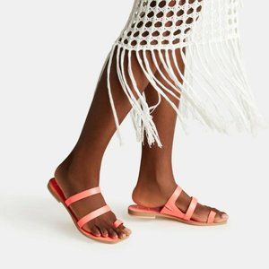 Dolce Vita Isala Neon Coral Pink Sandal Size 8.5